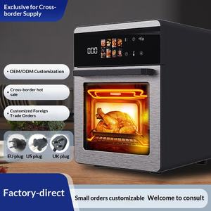 <span class=keywords><strong>Friteuse</strong></span> à air intelligente multifonctionnelle 2-en-1 en acier inoxydable grande capacité pour usage domestique, avec fenêtre de visualisation, pour le commerce extérieur - Product Image 4