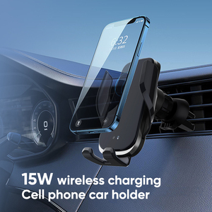 Support de téléphone à serrage automatique et charge rapide 15W Chargeur sans fil pour voiture Chargeur magnétique sans fil intelligent pour voiture Supports de téléphone portable - Product Image 2