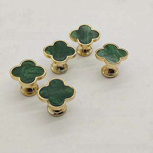 <span class=keywords><strong>Poignée</strong></span> en alliage de zinc de style nordique en forme de <span class=keywords><strong>coquille</strong></span>-fleur - pour les armoires, tiroirs, placards, armoires à chaussures et crochets de porte des chambres d'enfants - Product Image 1
