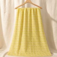 Tissu en maille jacquard à motif géométrique jaune, brodé de perles et de sequins, pour robe de mariée et robe de soirée