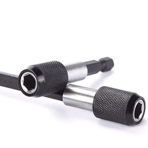 1/4 altıgen soket adaptörü altıgen Shank toplu kafa siyah kap hızlı bırakma adaptörü 60/100/150mm - Product Image 4