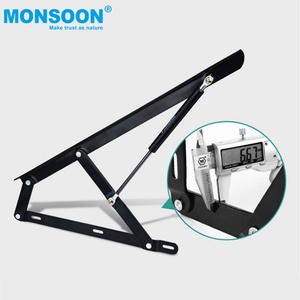 Mécanisme de levage de lit hydraulique à gaz avec construction en acier pour chambre à coucher, bureau à domicile et cuisine - Product Image 4