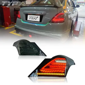 Modul LED penuh ditingkatkan rendah dengan ditinggikan dengan lampu belakang kemudi air LED perakit lampu rem lalu lintas untuk Nissan ALMERA11-16