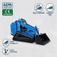 Tragbarer Mini-Dieselmotor-Raupenlader mit EPA-Zertifizierung und Hoher Effizienz für Gartenarbeiten