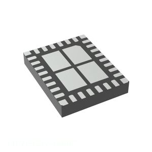 LTC7151SJV-4 # ชิ้นส่วนอิเล็กทรอนิกส์ PBF 28 VFQFN แบบมีแผ่นต่อสายภายนอก ชิ้นส่วนและส่วนประกอบการจัดการพลังงาน (PMIC) ไอซี ควบคุมแรงดันไฟฟ้าแบบปรับได้ (REG BUCK ADJ) 15A 28LQFN - Product Image 1