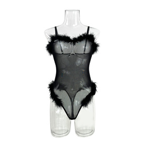 Của Phụ nữ sexy lãng mạn Ngủ thời trang nightdress với đàn hồi eo đóng cửa mềm thoáng khí phòng ngủ quần áo ngủ cho mùa hè - Product Image 4