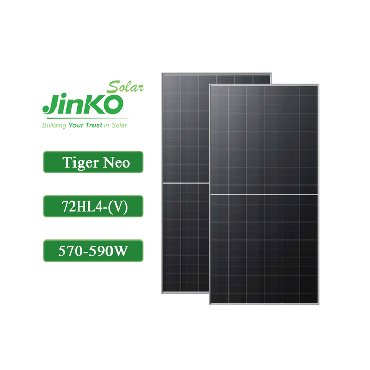 Jinko Tiger Neo N Type Solar Panels 570w 580w 590w High Power Mono ...