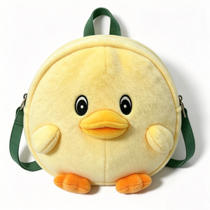 Customized yellow duck plush bag,cute duck <b>backpack</b> for <b>toddlers</b>,duck plush <b>backpack</b>,kids duck <b>backpack</b> - Product Image 5