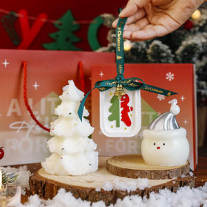 Vela Aromática de Cera de Coco de Lujo, Recuerdo de Año Nuevo, Caja de Regalo Hecha a Mano con Ambiente Festivo - Product Image 4