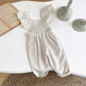 Jumpsuit bayi musim panas baru 2025 dengan Jumpsuit musim panas Lengan terbang kecil - Product Image 2