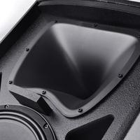 Haut-parleur audio professionnel en bois pour scène, stéréo, à double haut-parleur de 15 pouces, 650W de puissance élevée, avec fonction Bass Boost, son aigu et grave, 120 aimants, durable