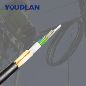 Youdlan vente en gros ADSS G652D fil d'aramide câble de fibre optique de renfort FRP