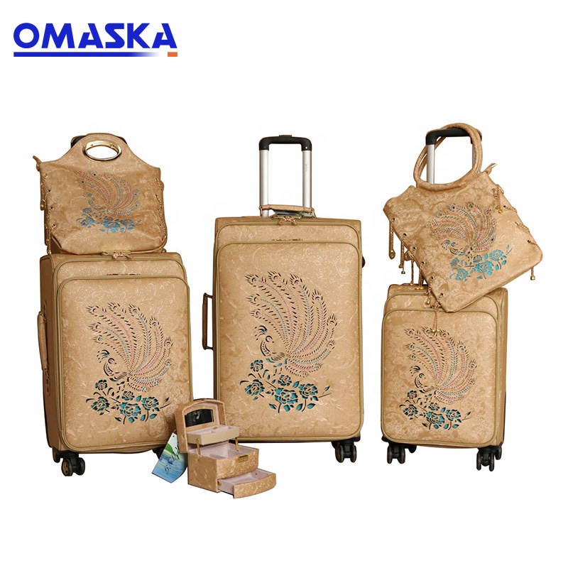 Новая модель модных дизайнерских OEM кожи с резным узором для переноски на чемодан набор путешествия искусственная кожа багажные сумки