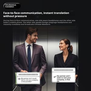 Nuovo aggiornamento 2025 nuovi auricolari AI Open Ear OWS TWS agganciano auricolari Stereo indossabili per la riduzione del rumore degli auricolari Wireless e impermeabili - Product Image 5