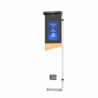 Machine de contrôle d'accès intelligente AKE Parking HaoYue avec LPR, caméra 5MP, scanner de codes QR, gestion sans tickets, vision nocturne TCP, en aluminium