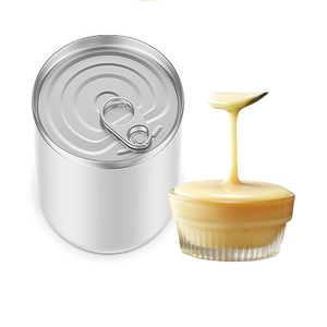 1% de contenido de grasa Leche condensada 350g X 48 latas por caja Leche condensada láctea Premium Alimentos enlatados - Product Image 1