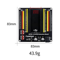 La carte de développement Honclay Internet of Things ESP32 est compatible avec la carte d'extension GPIO de la carte d'extension ESP32-S3