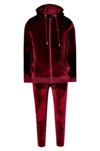 Conjunto de Chándal de Invierno Personalizado de Dos Piezas, Chándal de Cuero Personalizado para Hombre con Logotipo Bordado, Alta Calidad - Product Image 4