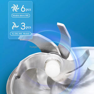 HUAGANG機械工業用肉チョッピングマシンソーセージボウルカッターMquina Picadora 80L 125L - Product Image 5