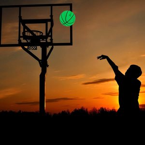 Chất Lượng Tốt Tùy Chỉnh Phát Sáng Trong Bóng Darw Da Cá Nhân Hóa Tất Cả Các Trên In Tùy Chỉnh Mô Hình Món Quà Cạnh Tranh Đào Tạo Bóng Rổ - Product Image 2