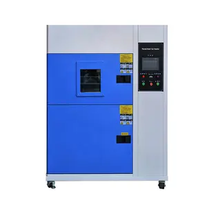 Laboratory Liquid 2 Zones Temperature Heat Cold Climats Thermal Shock Chamber