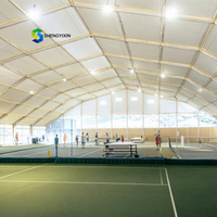 Carpa Deportiva Exterior Personalizada de 20x30m, Popular para Tenis, Voleibol, Fútbol, Pickleball, Eventos Religiosos, Carpas Tipo Marquesina