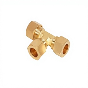 Conector en T de Latón al por Mayor – Conexión de Cobre Duradera en Varios Tamaños, Precio al por Mayor - Product Image 2