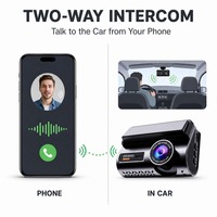 Caméra embarquée 4G double objectif 2K+1K avant et arrière avec WiFi, GPS, enregistrement en boucle, surveillance de stationnement et visualisation en direct à distance pour taxi, camion et flotte