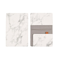 Mode luxe Pu cuir Document organisateur porte-carte Pu portefeuille carte de crédit portefeuille blocage carte passeport sac