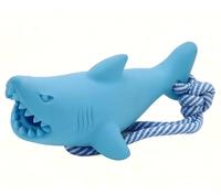 Jouet de tirage durable en corde Shark Rope pour chien, jouet interactif de tirage à la corde pour chiots et chiens adultes