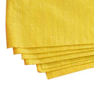 Fabricante de Sacos Tejidos de Polipropileno PP Amarillos de 25 kg y 50 kg para Embalaje de Alimentos, Venta al por Mayor e Impresión - Product Image 1