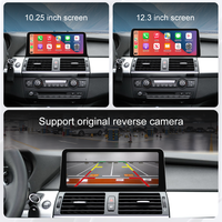 Écran Tactile Lecteur DVD Voiture 10.25''/12.3'' pour BMW X5/X6 E70 E71, Compatible CarPlay et Android, Prise en Charge du Système CCC