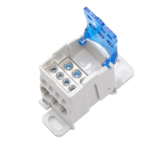 Bloque de terminales equipotenciales para carril DIN 80A UKK para conexión de cableado eléctrico - Product Image 3