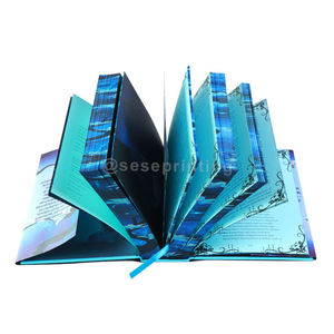 Impresión de Libros de Tapa Dura Gruesa Personalizada, Estampado en Relieve de Lujo, Edición Especial, Novelas de Fantasía y Ficción, Bordes Rociados con Diseño Estampado - Product Image 4
