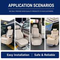 Siège de voiture de sport Tengyun S5B en cuir PU confortable pour Alphard Van, utilisateurs handicapés, pivotant programmable, électrique