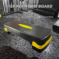 Plataforma de Ejercicio Aeróbico Ajustable y Portátil, Stepper para Gimnasio, Equipo de Fitness, Plataformas de Yoga