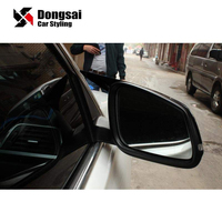 Cubiertas de Espejos Laterales Estilo M en Forma de Cuerno para BMW F10 F11 F18 LCI F06 F12 F13 F01 F02 F07 Serie 5 6 7, ABS Inyectado, Par
