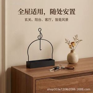 Support pour spirales anti-moustiques en fer noir et jaune, pour table, usage intérieur/extérieur, style zen, brûleur d'encens, cendrier - Product Image 2