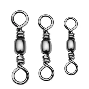 Stainless Steel Rolling Swivel Snap Fishing Connector Accessory for Lure Swivels & Snaps