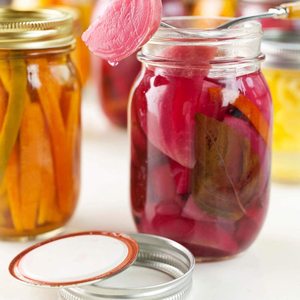 Pot en verre avec couvercle en étain, pot rond transparent de 480ml 16oz avec couvercle vis - Product Image 5