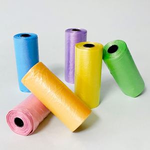 Sacs à déchets pour animaux de compagnie biodégradables et compostables de couleur rose à bas prix - Product Image 5