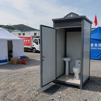 Service OEM ODM, installation rapide, réponse d'urgence, toilettes préfabriquées mobiles, toilettes temporaires modulaires portables résistantes aux intempéries