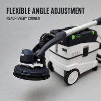 FESTOOL Elektrikli Kuru Zımpara Makinesi Duvar Taşlama Makinesi Alman Uzun Boyunlu Tozsuz Kendinden Temizlemeli Vakum Seti