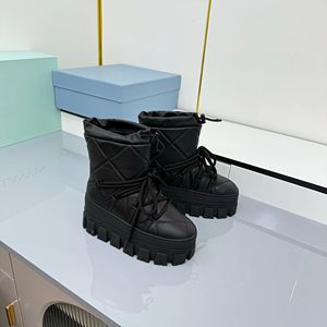 <span class=keywords><strong>Botas</strong></span> de Invierno Fuzzy Moon, Zapatos de Esquí Transpirables con Suela Gruesa, Forro de Borrego, Planas, Peludas, para Clima Frío, Otoño - Product Image 5