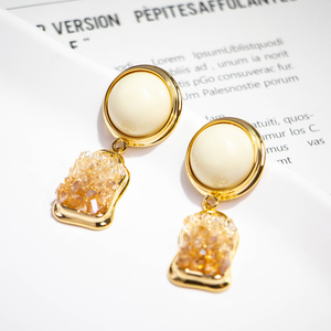 Boucles d'oreilles pendantes en perles baroques naturelles bohèmes, plaquées argent, style tendance, pour femmes, garantie de 2 ans, cadeau pour les amis, fête, mariage - Product Image 5