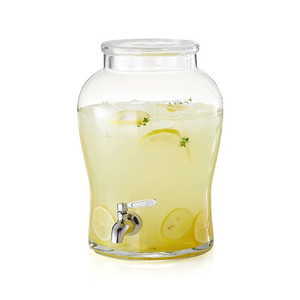 Dispenser per Bevande in Vetro da 3 Galloni per Feste, Dispenser per Bevande in Vetro con Supporto, Dispenser per Acqua Ghiacciata, Brocca per Tè al Sole - Product Image 5