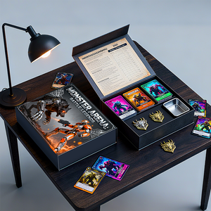 Tùy chỉnh cá nhân Montessori giáo dục trẻ em chơi vui vẻ Trò chơi thẻ gia đình hội đồng quản trị trò chơi cổ điển du lịch thông minh hộp màu bao bì - Product Image 3