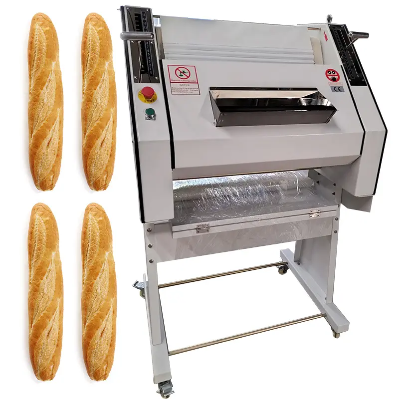 Formatrice per baguette in rotolo da forno formatrice per pasta per pane francese lunga linea di produzione per formatrice per baguette macchina per la produzione di stampi