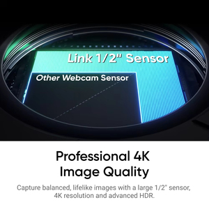 Insta360 Link 2/Link2c กล้องเว็บแคมระดับมืออาชีพ 4K HDR ไมโครโฟน 1/2 นิ้ว ระบบ AI ตรวจสอบ ควบคุมด้วยท่าทาง ตัดเสียงรบกวน ใช้งานร่วมกันได้ - Product Image 2