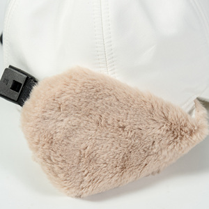 Chapeau de trappeur personnalisé avec cache-oreilles en fausse fourrure, fabricant OEM & ODM, chapeau de trappeur thermique coupe-vent pour usage extérieur - Product Image 2